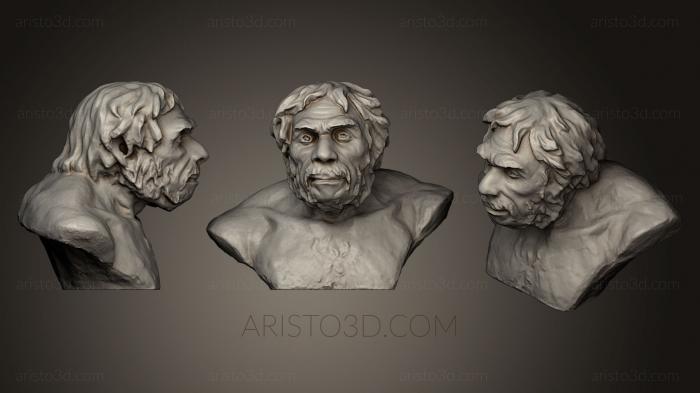 Busts and heads antique and historical (BUSTA_0546) 3D model for CNC machine
